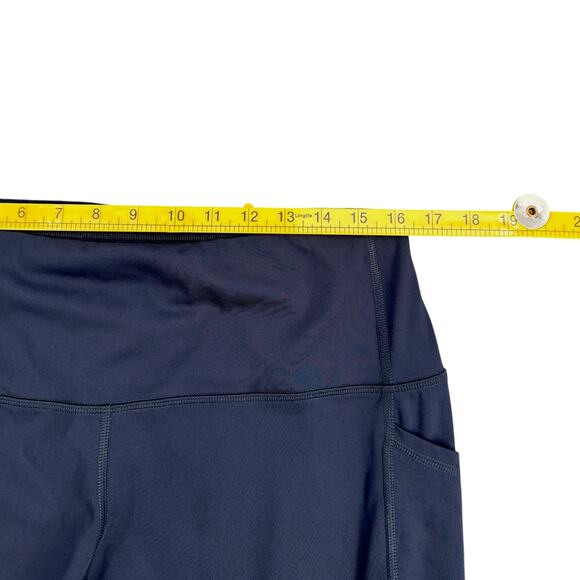 All In Motion Navy Red‎ Color Block High Waist Side Pockets Womens Leggings XXL - Picture 5 of 7
